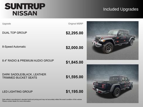 Used 2020 Jeep Gladiator Rubicon w/ Dual Top Group image 20