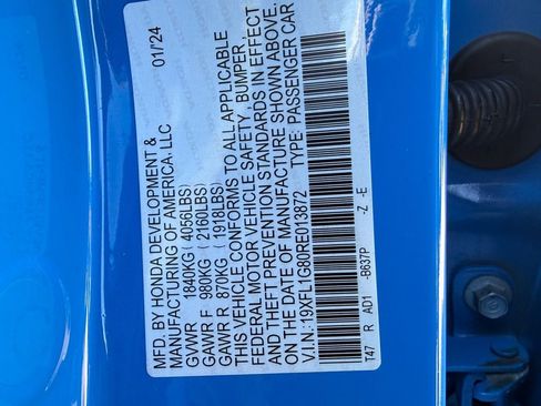 Used 2024 Honda Civic Sport Touring image 28