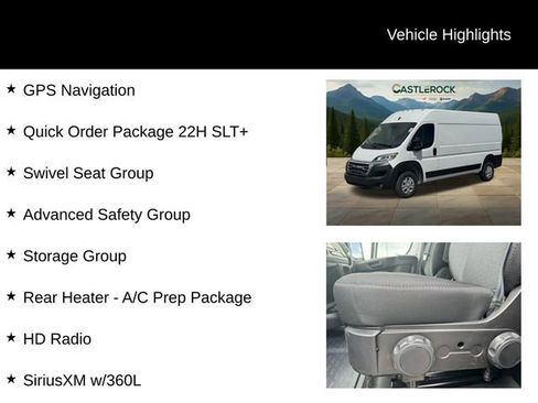 Used 2024 RAM ProMaster 3500 w/ Quick Order Package 22H SLT+ image 8