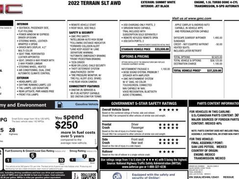 Certified 2022 GMC Terrain SLT w/ Infotainment Package II image 37