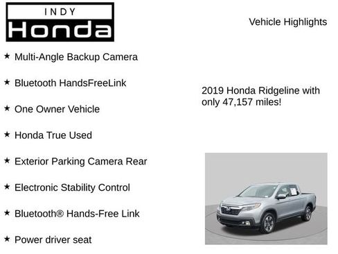 Used 2019 Honda Ridgeline RTL image 7