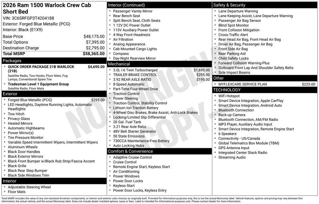 New 2026 RAM 1500 Warlock AWD/4WD image 24