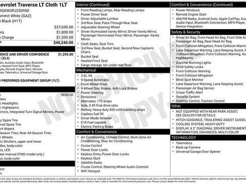 Used 2023 Chevrolet Traverse LT image 31