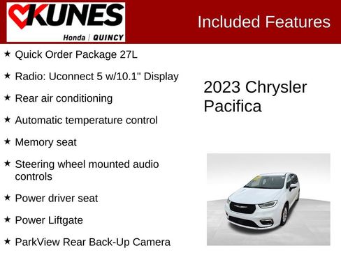 Used 2023 Chrysler Pacifica Touring-L FWD image 2