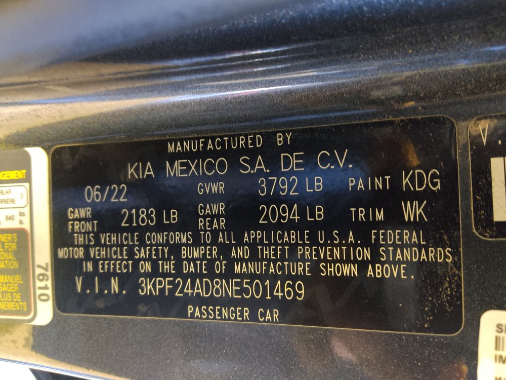 Used 2022 Kia Forte LXS FWD image 33