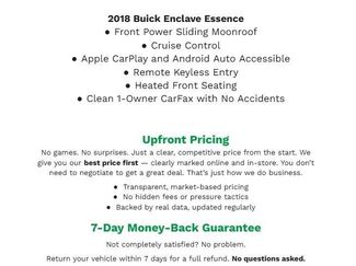 Used 2018 Buick Enclave Essence w/ LPO, Luxury Package FWD video 1