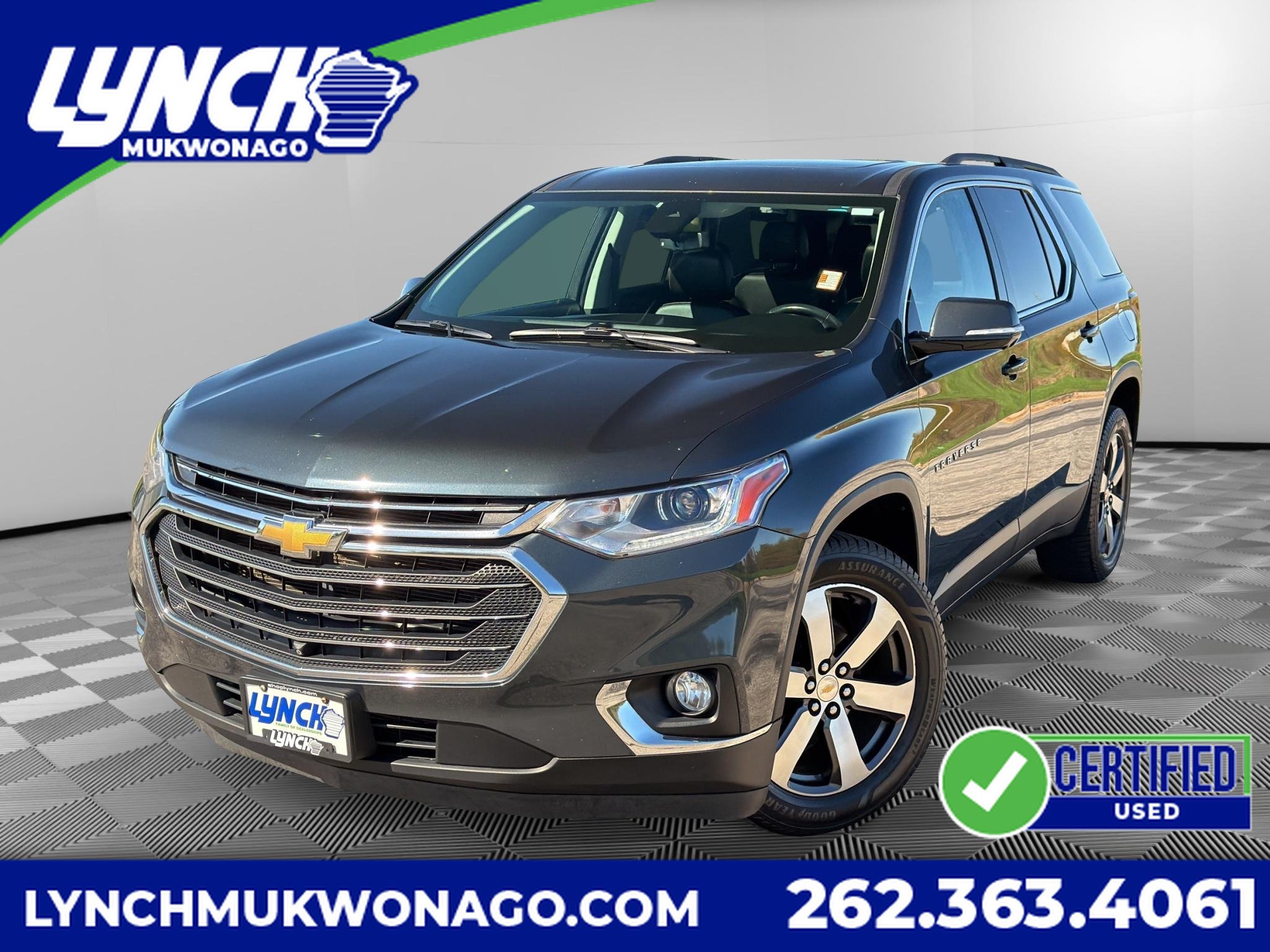 Used 2020 Chevrolet Traverse LT w/ LT Premium Package AWD/4WD image 1