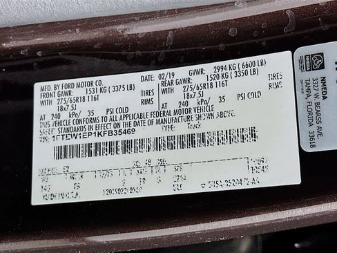 Certified 2019 Ford F150 XLT w/ Equipment Group 302A Luxury image 23