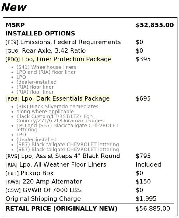 Used 2024 Chevrolet Silverado 1500 RST w/ LPO, Liner Protection Package AWD/4WD image 4