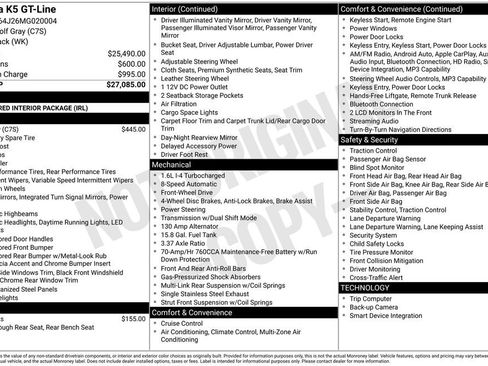 Used 2021 Kia K5 GT-Line FWD image 4