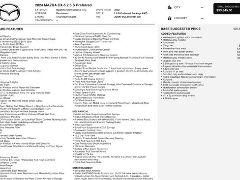 Used 2024 MAZDA CX-5 AWD 2.5 S image 5