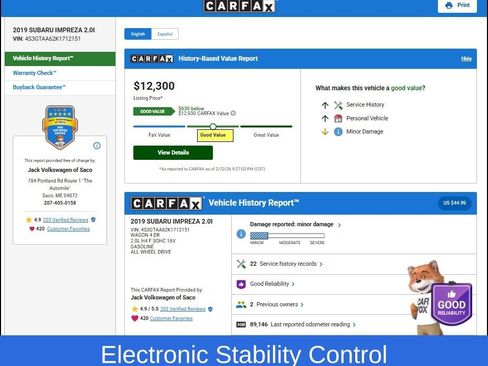Used 2019 Subaru Impreza 2.0i image 9