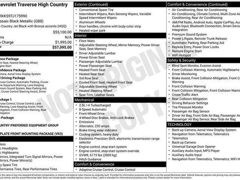 New 2026 Chevrolet Traverse High Country FWD image 6