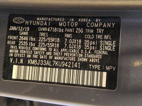 Used 2019 Hyundai Tucson SEL w/ Cargo Package image 33