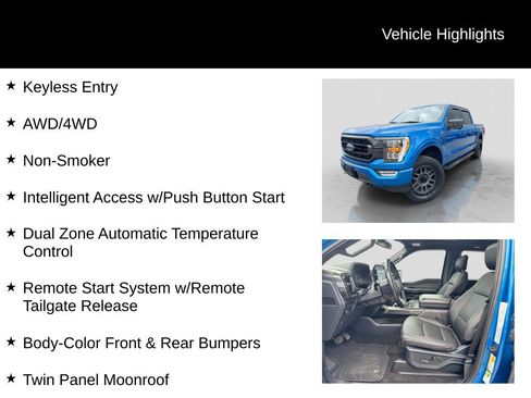 Certified 2021 Ford F150 XLT w/ Equipment Group 302A High AWD/4WD image 31