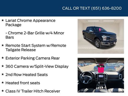 Used 2020 Ford F150 Lariat w/ Equipment Group 502A Luxury AWD/4WD image 25