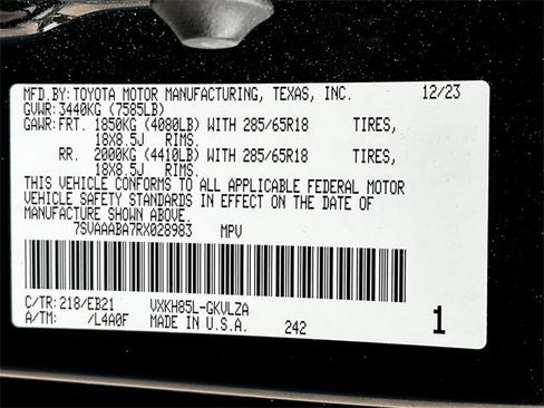 Certified 2024 Toyota Sequoia TRD Pro image 35