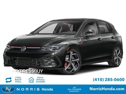 Used 2024 Volkswagen GTI SE w/ SE Leather Seats Package FWD image 1