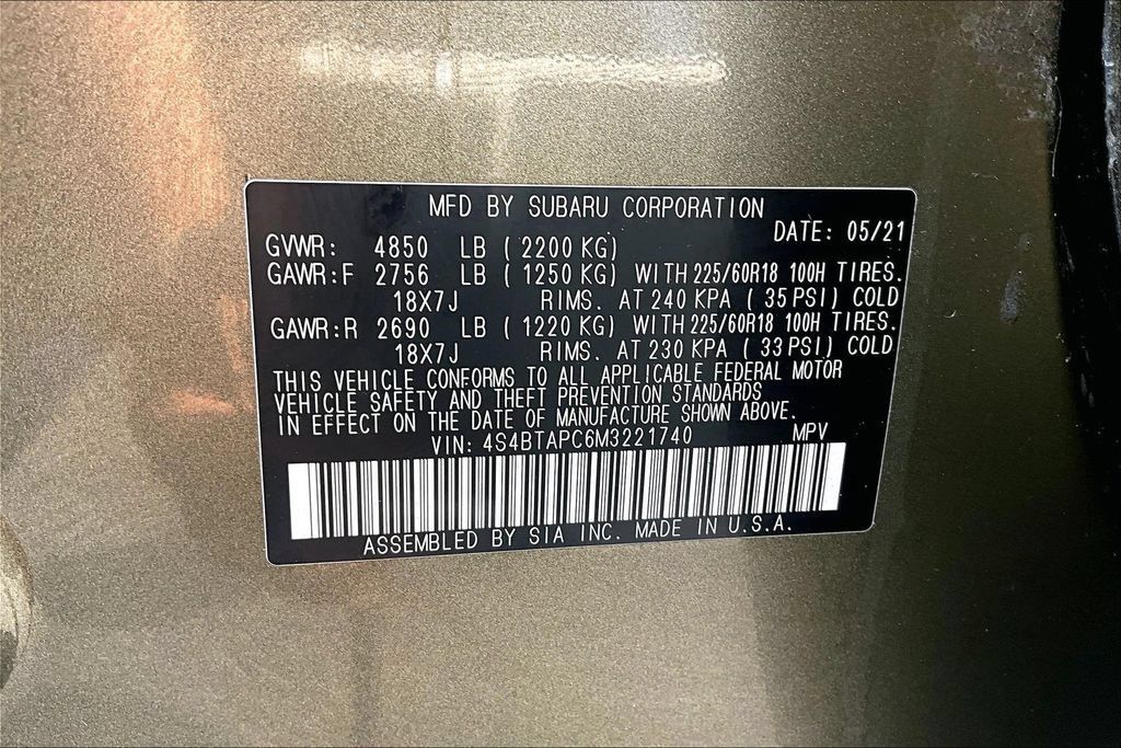 Used 2021 Subaru Outback Touring AWD/4WD image 20