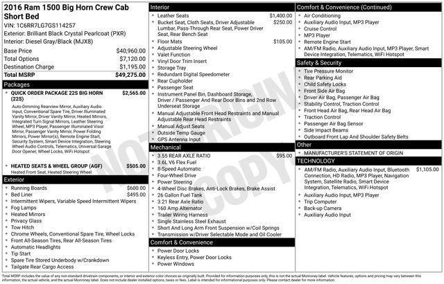 Used 2016 RAM 1500 Big Horn AWD/4WD image 7