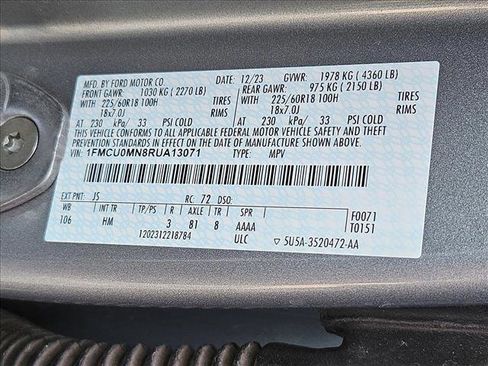 Used 2024 Ford Escape ST-Line FWD image 23