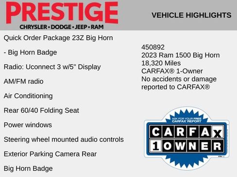 Used 2023 RAM 1500 Big Horn image 2