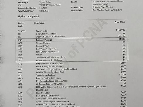 Used 2020 Porsche Taycan Turbo image 2