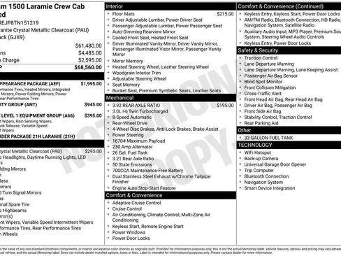 New 2026 RAM 1500 Laramie w/ Sport Appearance Package RWD image 7