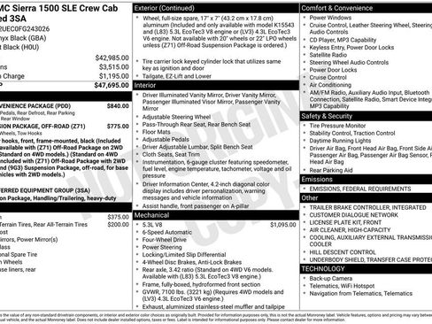 Used 2015 GMC Sierra 1500 SLE w/ SLE Convenience Package image 34