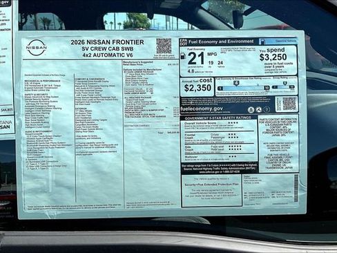 New 2026 Nissan Frontier SV image 14