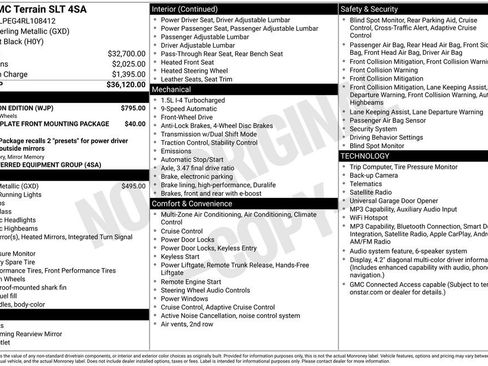 Used 2024 GMC Terrain SLT w/ Elevation Edition FWD image 23