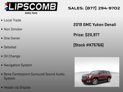 Used 2019 GMC Yukon Denali image 6