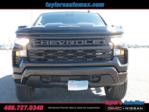 Used 2024 Chevrolet Silverado 1500 Custom Trail Boss w/ Turbomax Blackout Package AWD/4WD image 34