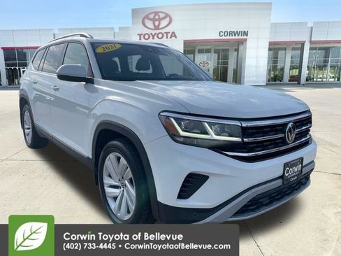 Used 2021 Volkswagen Atlas SEL AWD/4WD image 1