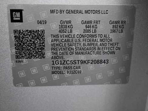 Used 2019 Chevrolet Malibu LS image 40