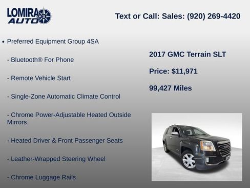 Used 2017 GMC Terrain SLT w/ Open Road Package AWD/4WD image 8