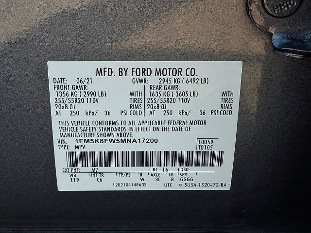 Used 2021 Ford Explorer Limited w/ Hybrid Equipment Group 310A AWD/4WD image 27