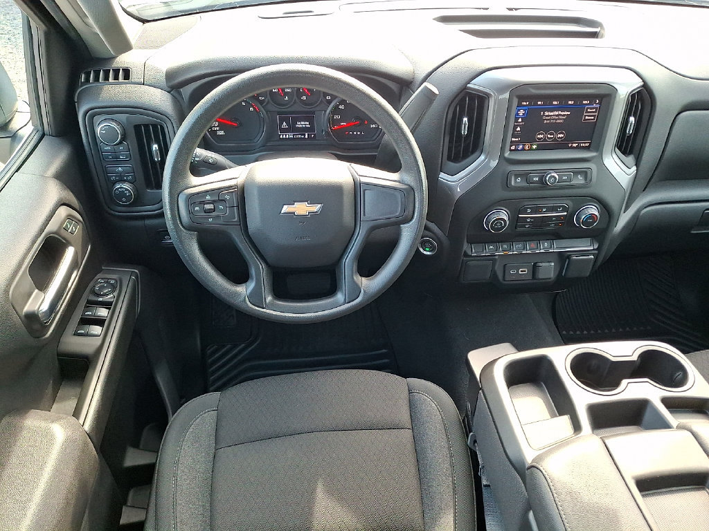 Used 2024 Chevrolet Silverado 1500 Custom w/ Turbomax Blackout Package AWD/4WD image 2
