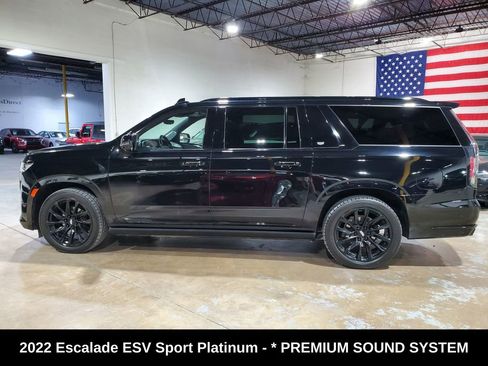Used 2022 Cadillac Escalade ESV Sport Platinum w/ LPO, ONYX Package AWD/4WD image 12