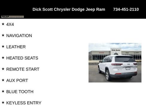 Used 2022 Jeep Grand Cherokee L Limited AWD/4WD image 8
