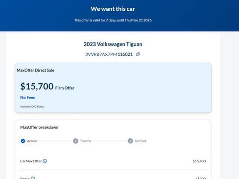 Used 2023 Volkswagen Tiguan S w/ IQ.Drive Package FWD image 13