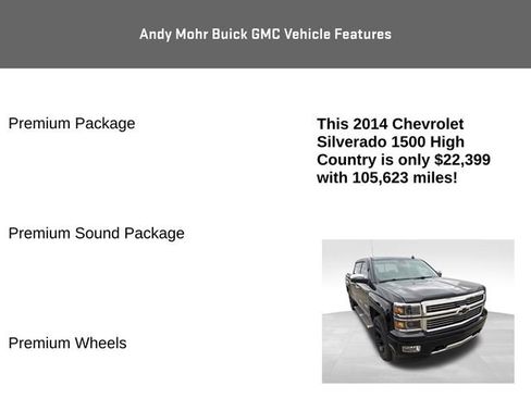 Used 2014 Chevrolet Silverado 1500 High Country w/ High Country Premium Package image 8
