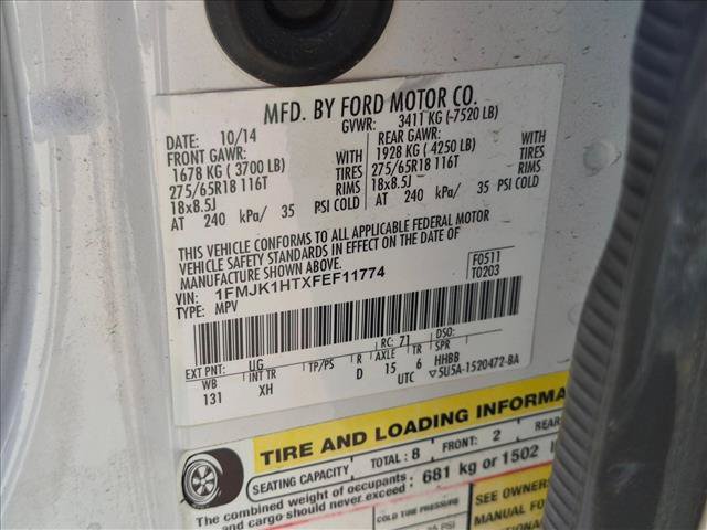 Used 2015 Ford Expedition EL XLT w/ Equipment Group 202A RWD image 20