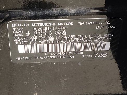 Used 2024 Mitsubishi Mirage ES image 33