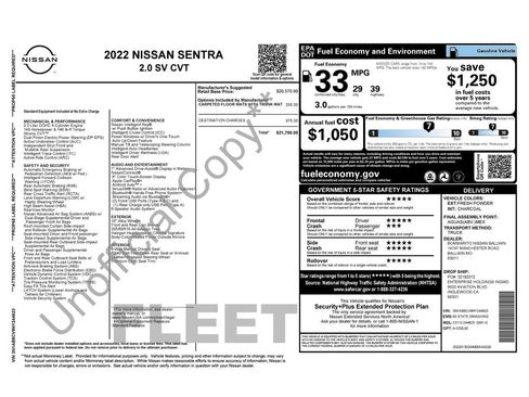 Used 2022 Nissan Sentra SV image 4
