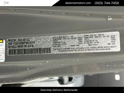 Used 2023 Jeep Wrangler Unlimited Rubicon 4xe w/ Steel Bumper Group image 50