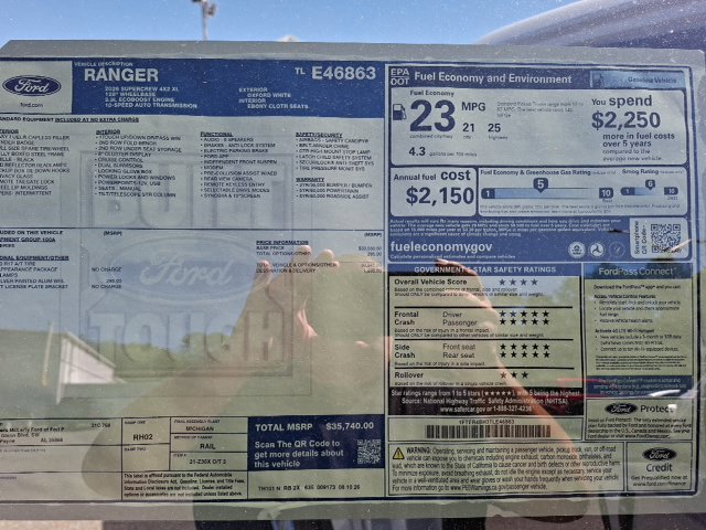 New 2026 Ford Ranger XL RWD image 30