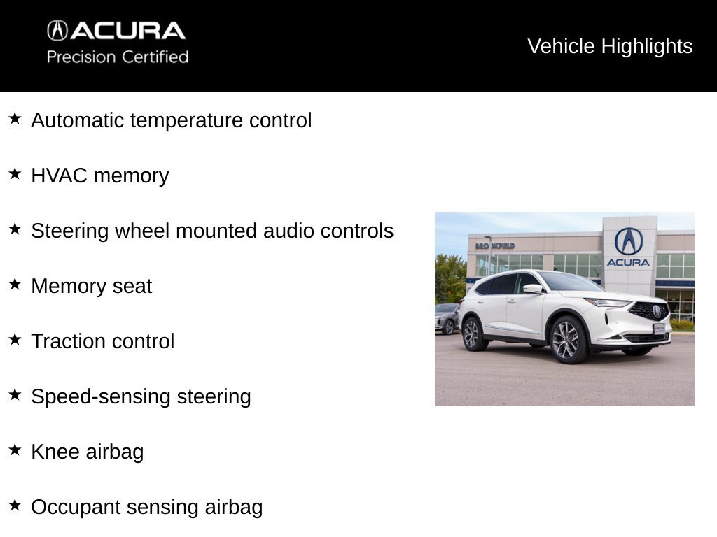 Certified 2024 Acura MDX w/ Technology Package AWD/4WD image 9