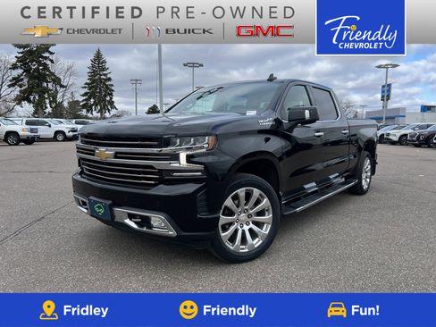 Used 2021 Chevrolet Silverado 1500 High Country w/ Technology Package AWD/4WD image 1