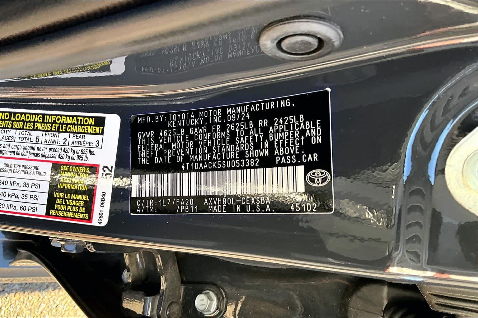 Certified 2025 Toyota Camry SE w/ Convenience Package FWD image 36